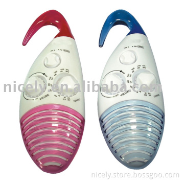 shower radio with speaker have good looking